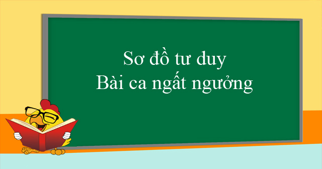 Sơ đồ tư duy bài ca ngất ngưởng