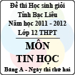 Đề thi học sinh giỏi lớp 12 THPT tỉnh Bạc Liêu môn Tin học bảng A (Năm học 2011 - 2012) - Ngày thi thứ hai