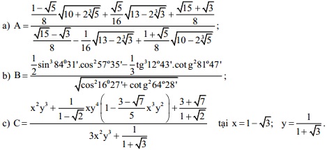 Đề thi giải toán trên Máy tính cầm tay lớp 9 THCS tỉnh Quảng Ninh Đề thi giải toán trên Máy tính cầm tay lớp 9 THCS tỉnh Quảng Ninh