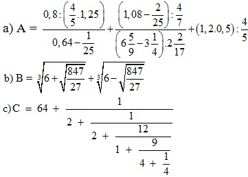 Đề thi giải toán trên MTCT cấp THPT tỉnh Quảng Ngãi năm 2013 - 2014