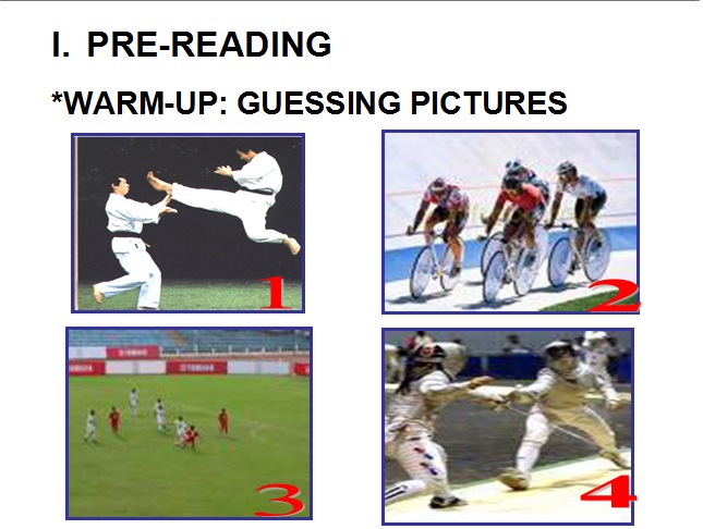 Giáo án điện tử Tiếng Anh lớp 11 unit 12 The Asian Games