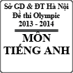 Đề thi Olympic tiếng Anh (2013 - 2014)