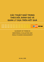 Các thuật ngữ trong theo dõi, đánh giá và quản lý dựa trên kết quả - Glossary of terms in monitoring, evaluation and results based management - VnDoc.com