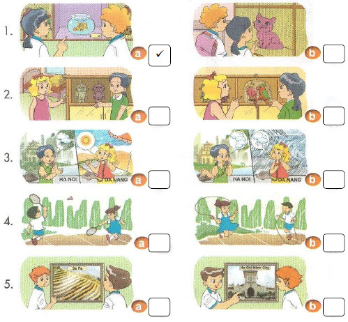 Đề thi học kì 2 môn Tiếng Anh lớp 3 năm 2015 trường tiểu học 3 thị trấn Năm Căn