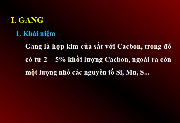 Bài giảng Hóa học 12