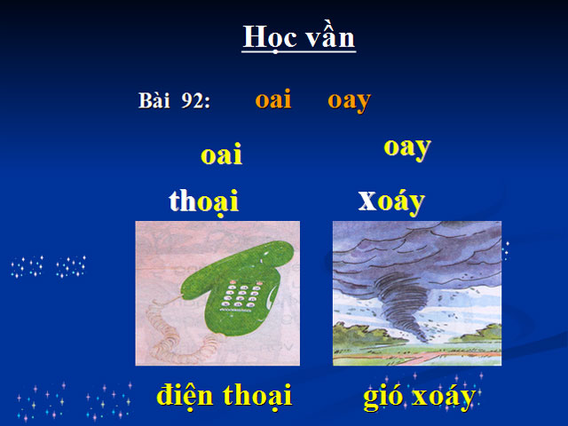 Bài giảng điện tử Tiếng Việt 1