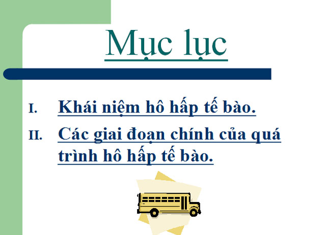 Hô hấp tế bào Sinh học 10