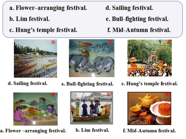 Bài giảng Festivals Tiếng Anh 8