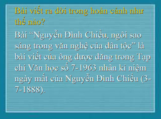 Bài giảng môn Ngữ văn lớp 12
