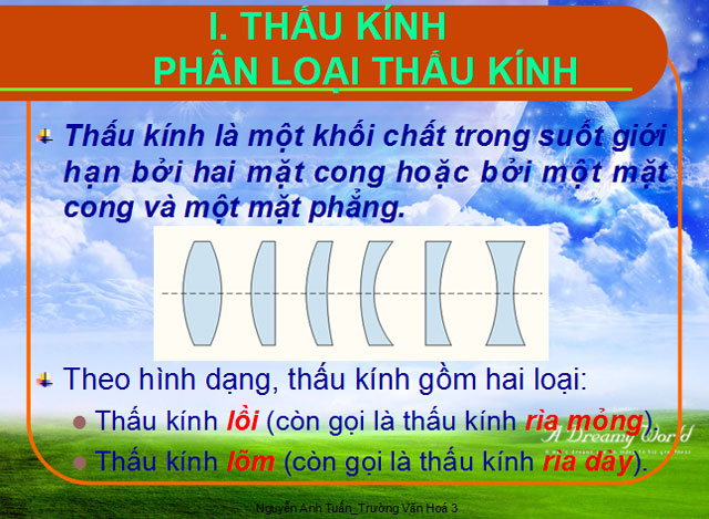 Thấu kính mỏng