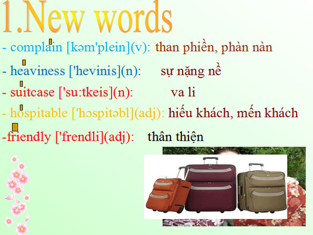 Bài giảng điện tử Tiếng Anh 8