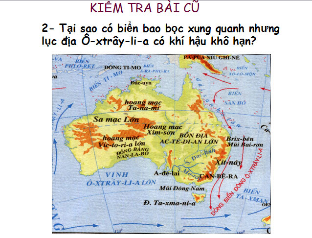 Bài giảng Địa lý 7