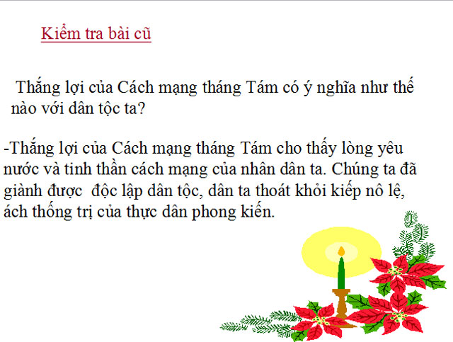  Bác Hồ đọc tuyên ngôn độc lập Lịch sử 5