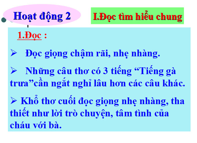 Bài giảng Ngữ văn 7