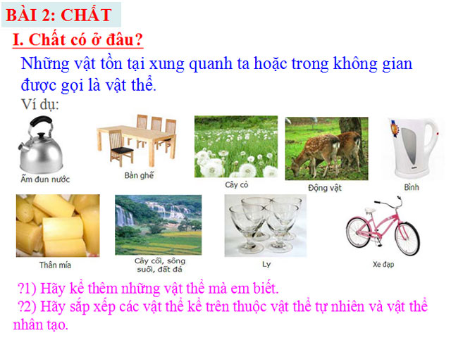  Chất Hóa học 8