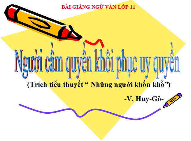 Người cầm quyền khôi phục uy quyền