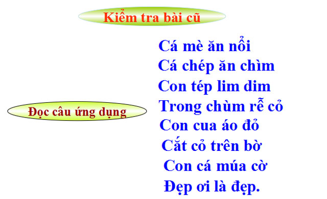 Bài giảng Tiếng Việt 1 