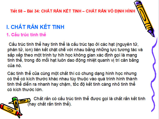 Chất rắn kết tinh