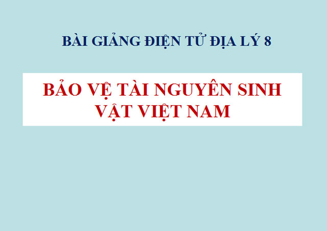 Bài giảng Địa lý 8 bài 38 Bài giảng Địa lý 8