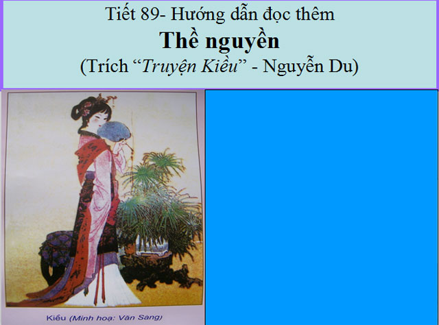 Bài giảng Thề nguyền