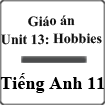 Giáo án Tiếng Anh 11 unit 13: Hobbies