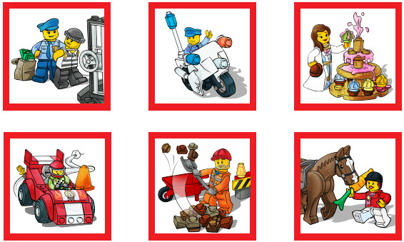 Lego - Memory game cards Trò chơi thiếu nhi