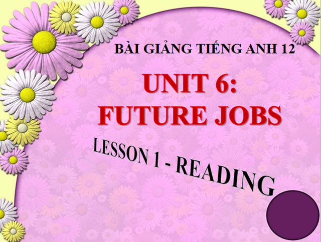 Bài giảng Tiếng Anh 12 