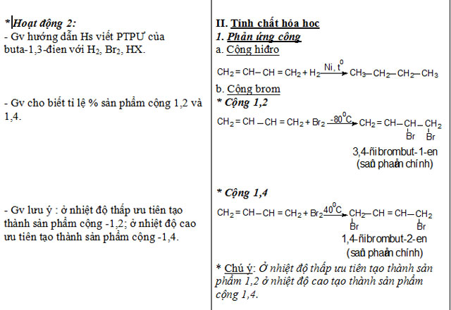  Ankađien Hóa học 11