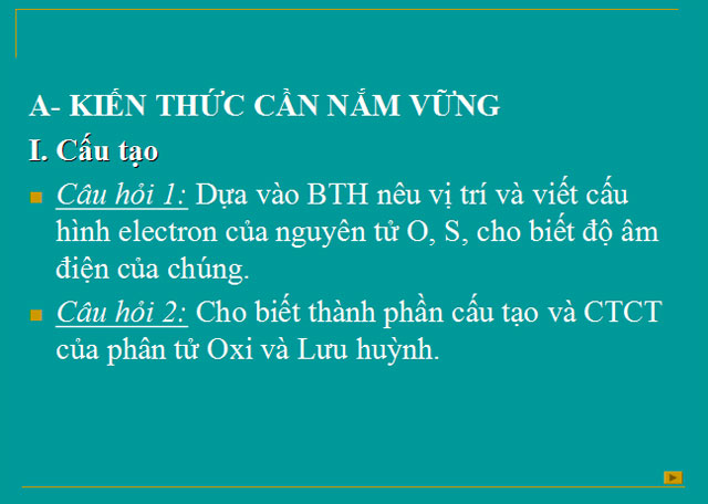 Luyện tập oxi và lưu huỳnh Hóa Học 10 