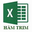 Excel - Hàm TRIM, Hàm loại bỏ khoảng trống trong văn bản