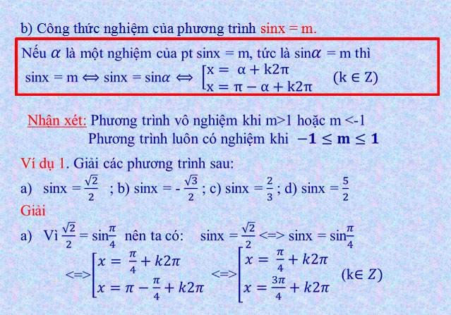 Bài giảng Đại số 11 Bài 2