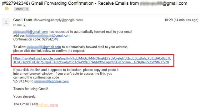 Quản lý nhiều tài khoản trong một hộp thư Gmail nhiều tài khoản Gmail trên một Gmail chính