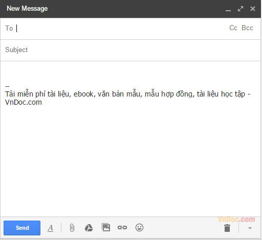 Hướng dẫn cách tạo chữ ký trong Gmail Thiết kế chữ ký trong Gmail