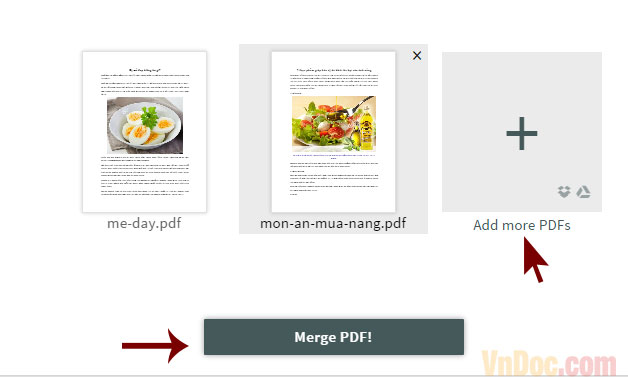 ghép file pdf online