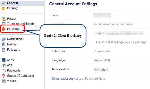 Chặn thông báo chơi game trên Facebook