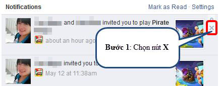 Tắt thông báo chơi game trên Facebook