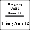 Bài giảng Tiếng Anh 12 Unit 1: Home life