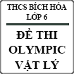 Đề thi Olympic Vật lý lớp 6 trường THCS Bích Hòa, Hà Nội năm 2014 - 2015