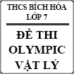 Đề thi Olympic Vật lý lớp 7 trường THCS Bích Hòa, Hà Nội năm 2014 - 2015