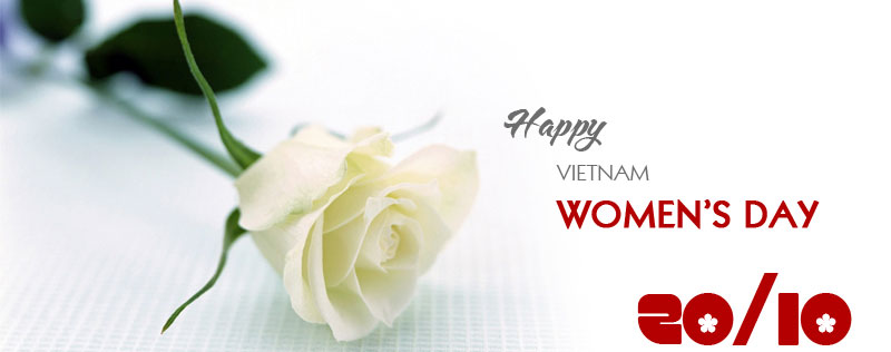 Bạn đang tìm kiếm một bức ảnh bìa Facebook đặc biệt để kỷ niệm ngày Phụ nữ Việt Nam? Chúng tôi có một tuyệt phẩm để giúp bạn thể hiện tình cảm và sự quan tâm đến những người phụ nữ quan trọng trong cuộc đời. Hãy xem ngay để \