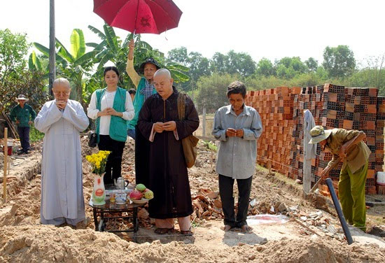 Các bước tiến hành lễ động thổ