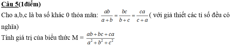 Đáp án môn toán lớp 7