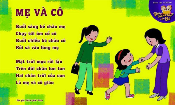 Tuyển tập thơ hay cho bé qua tranh vẽ