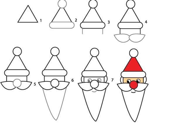 Ông già Noel là biểu tượng của mùa Noel. Hãy cùng tham gia vào thế giới ông già Noel thông qua những hình vẽ đơn giản nhưng cực kỳ đáng yêu và dễ thương. Hãy xem để tạo thêm nhiều cảm xúc cho mùa lễ hội.