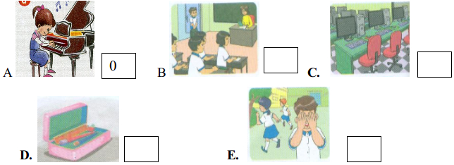Đề thi hết học kì 1 môn Tiếng Anh lớp 3