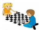 Đề kiểm tra học kỳ 1 môn tiếng Anh lớp 3 hình chơi cờ