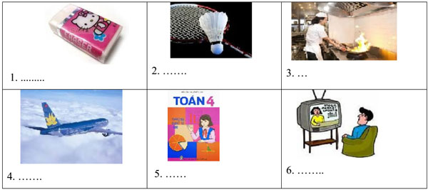 Đề kiểm tra học kỳ 1 môn tiếng Anh lớp 4