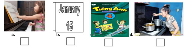 Đề thi học kỳ 1 môn tiếng Anh lớp 4 Đề kiểm tra học kỳ 1 môn tiếng Anh lớp 4