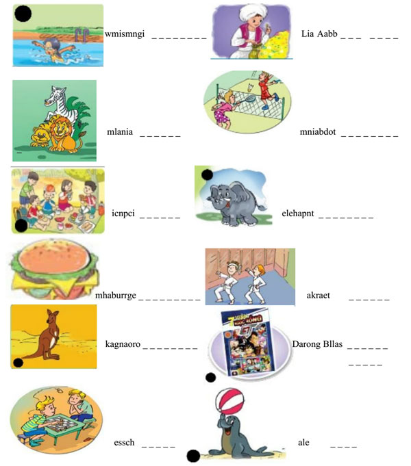 Đề kiểm tra số 2 môn tiếng Anh lớp 5 Đề kiểm tra môn tiếng Anh lớp 5 năm 2016