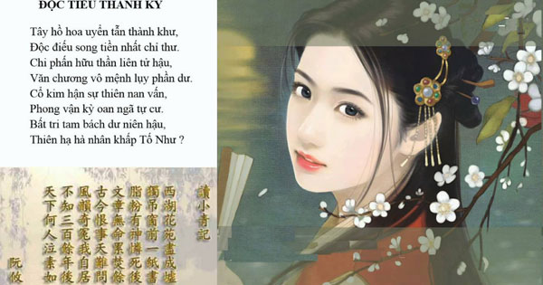 Phân tích tác phẩm Độc Tiểu Thanh Kí của Nguyễn Du